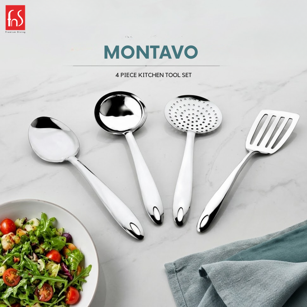 Montavo by FnS Premium 4 Pcs Kitchen Tool Set (Large Size)