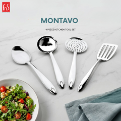 Montavo by FnS Premium 4 Pcs Kitchen Tool Set (Large Size)