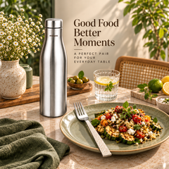 Montavo Purify Water Bottle & Pacific Serving Spoon Set Combo