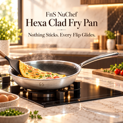 FnS NuChef Hexa Clad Frypan 20 cm