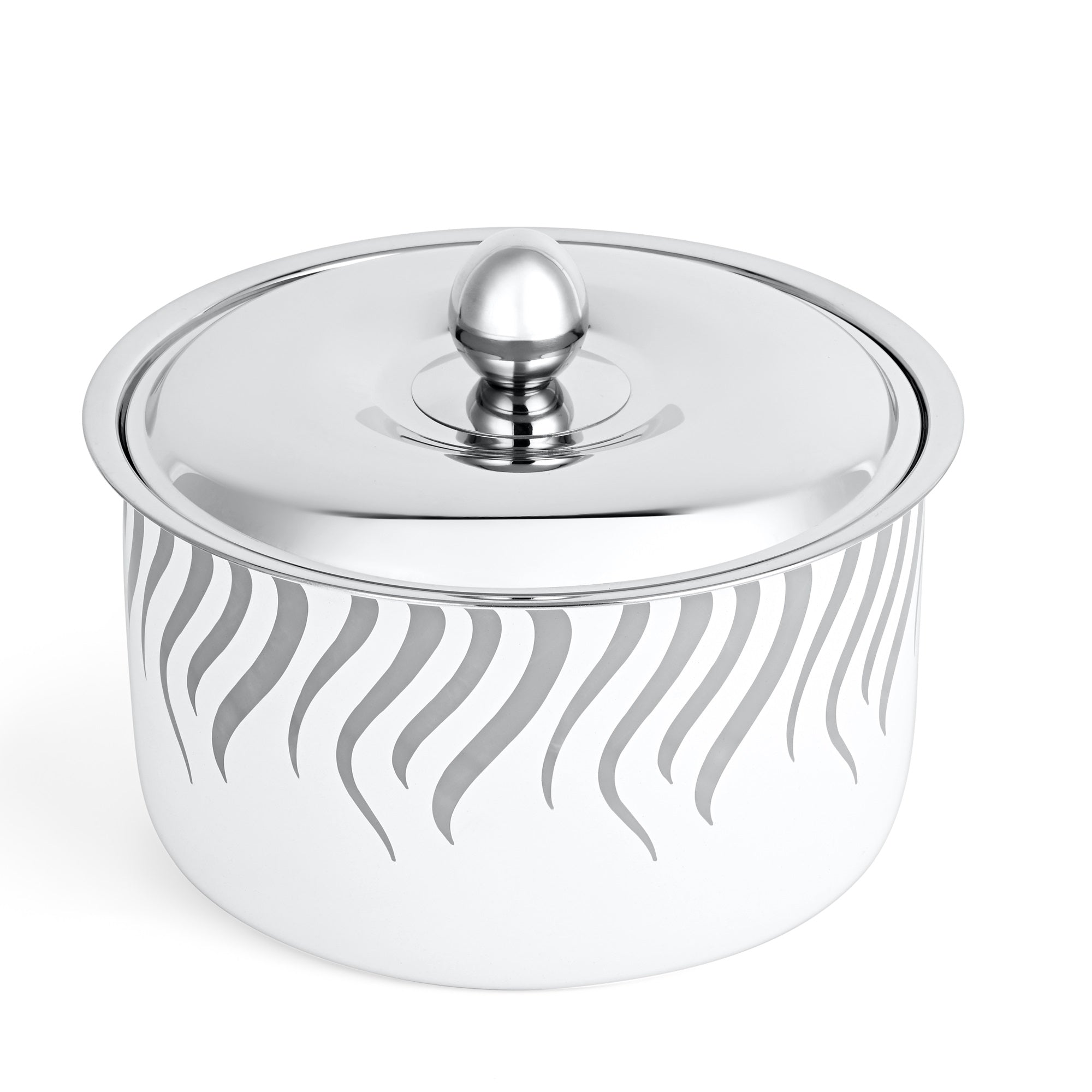 FnS Flame Stainless Steel Casserole (1600ml)