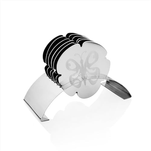 FnS Anemone Stainless Steel butterfly shape Coasters