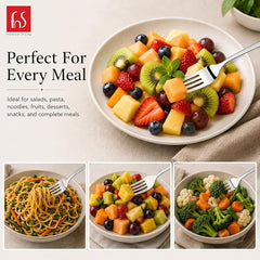 Montavo by FnS Trendz 6-Pc Mirror Finish Stainless Steel Dinner Fork Set