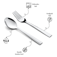 Montavo by FnS Amigo Stainless Steel 12 pcs Cutlery Set with Stand
