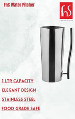 FnS Perry Stainless Steel Water Pitcher/jug (2000 ml)