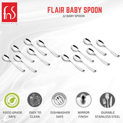 Montavo by FnS Flair 6 Pcs Coffee Spoon Set