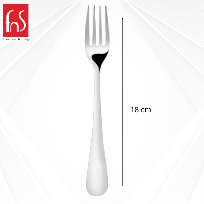 FnS Victoria 6 Pcs Stainless Steel Dinner Fork