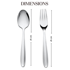 Montavo by FnS Sober 12 Pc Premium Stainless Steel Cutlery Set
