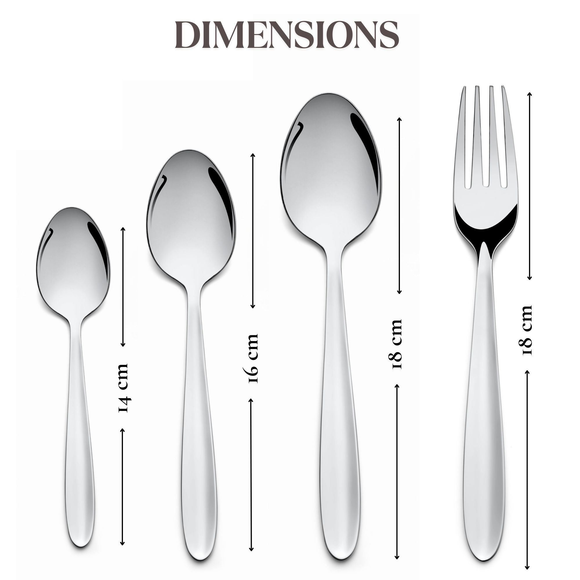 Montavo by fns Amigo Stainless Steel 24 Pcs Cutlery Set