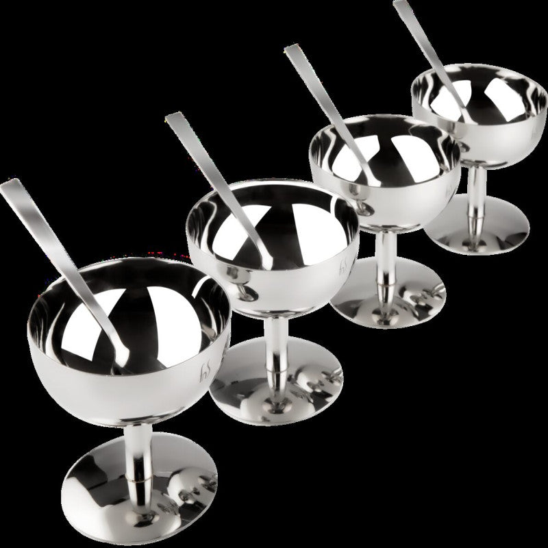 FnS Delight Stainless Steel Ice Cream Cup set of 4