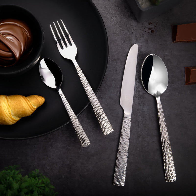 FnS Madrid 24 Pcs Cutlery Set with Leatherette Box Packaging
