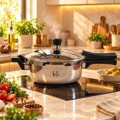 FnS NuChef Triply Atlas Pressure Pan Cooker 3.5L