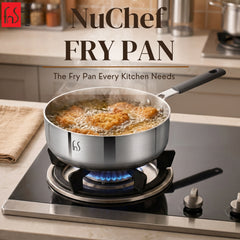 FnS NuChef Stainless Steel Mini Triply Fry Pan 12 cm