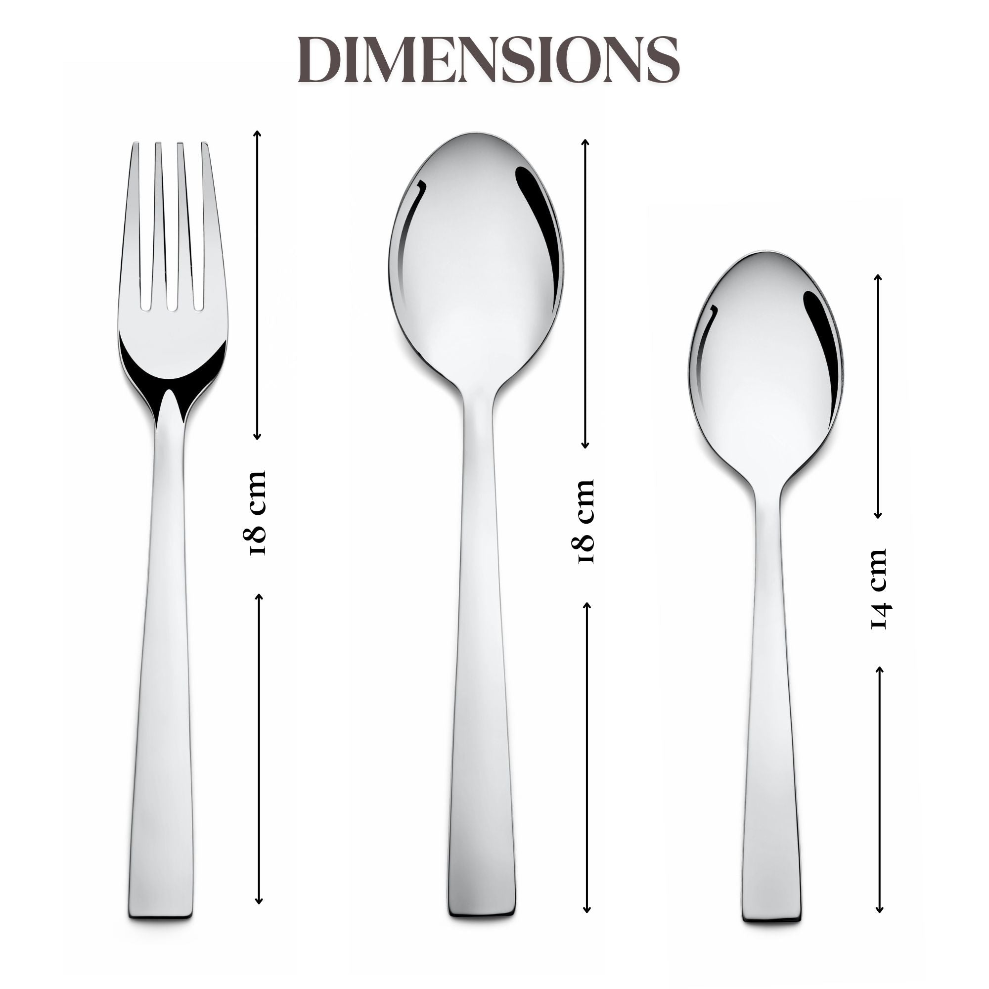 Montavo by FnS Amigo Stainless Steel Cutlery Set of 18 Pcs