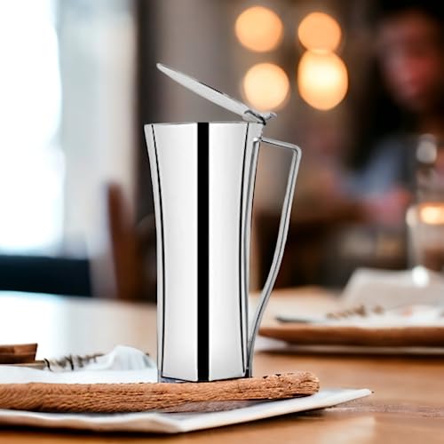 FnS Stainless Steel Royal Water Pitcher with Lid (1250ML)