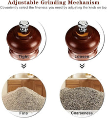 FnS Wooden Salt & Pepper Shakers