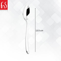 Montavo by FnS Verona Stainless Steel 6 Pcs Tea Spoon Set