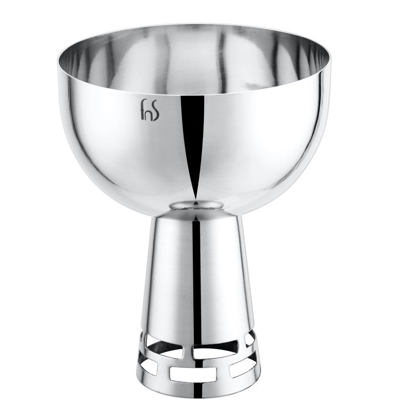FnS Basil Stainless Steel Bowls Set of 6- Silver