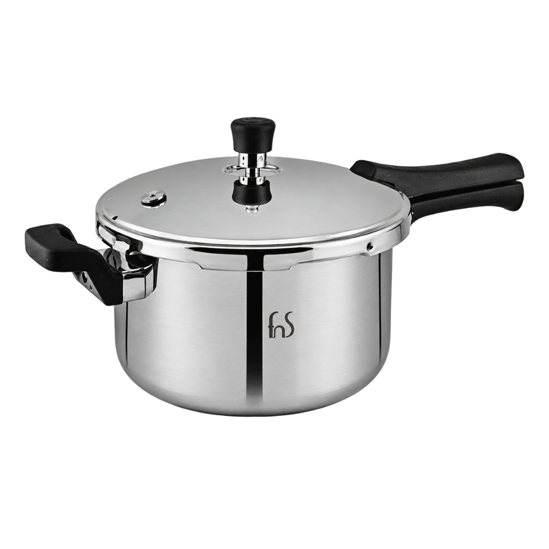 FnS NuChef Atlas Triply Outer Lid Pressure Cooker 5.5L
