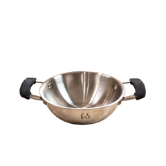 FnS NuChef Triply Stainless Steel Mini Kadhai 12 cm