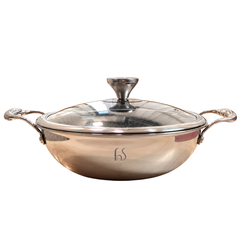 FnS NuChef Hexa Clad Kadhai 22 cm