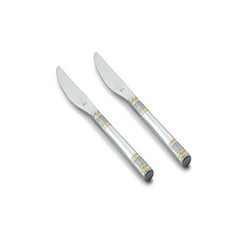 FnS Celebration 24 Karat Gold Plated 2 Pcs Dinner Knife Set