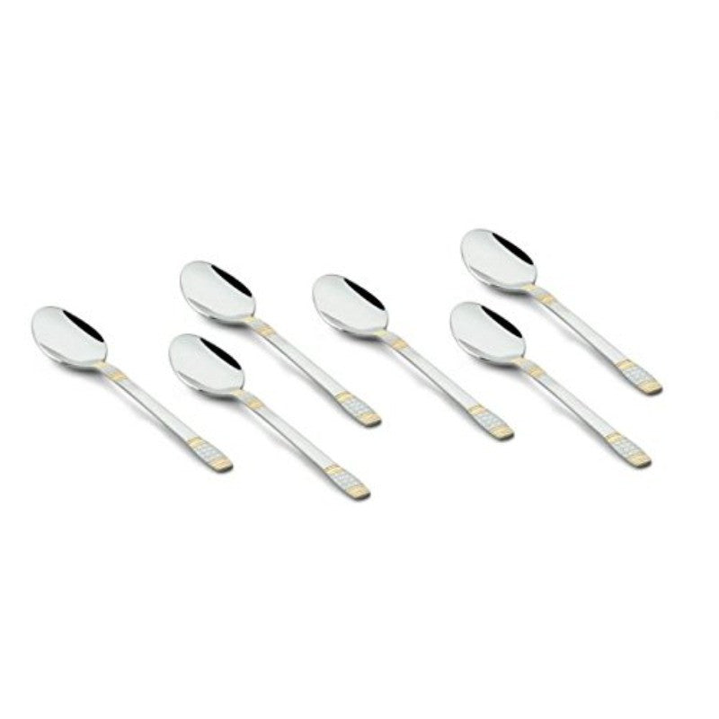 FnS Celebration 24 Karat Gold Plated 6 Pcs Teaspoon Set