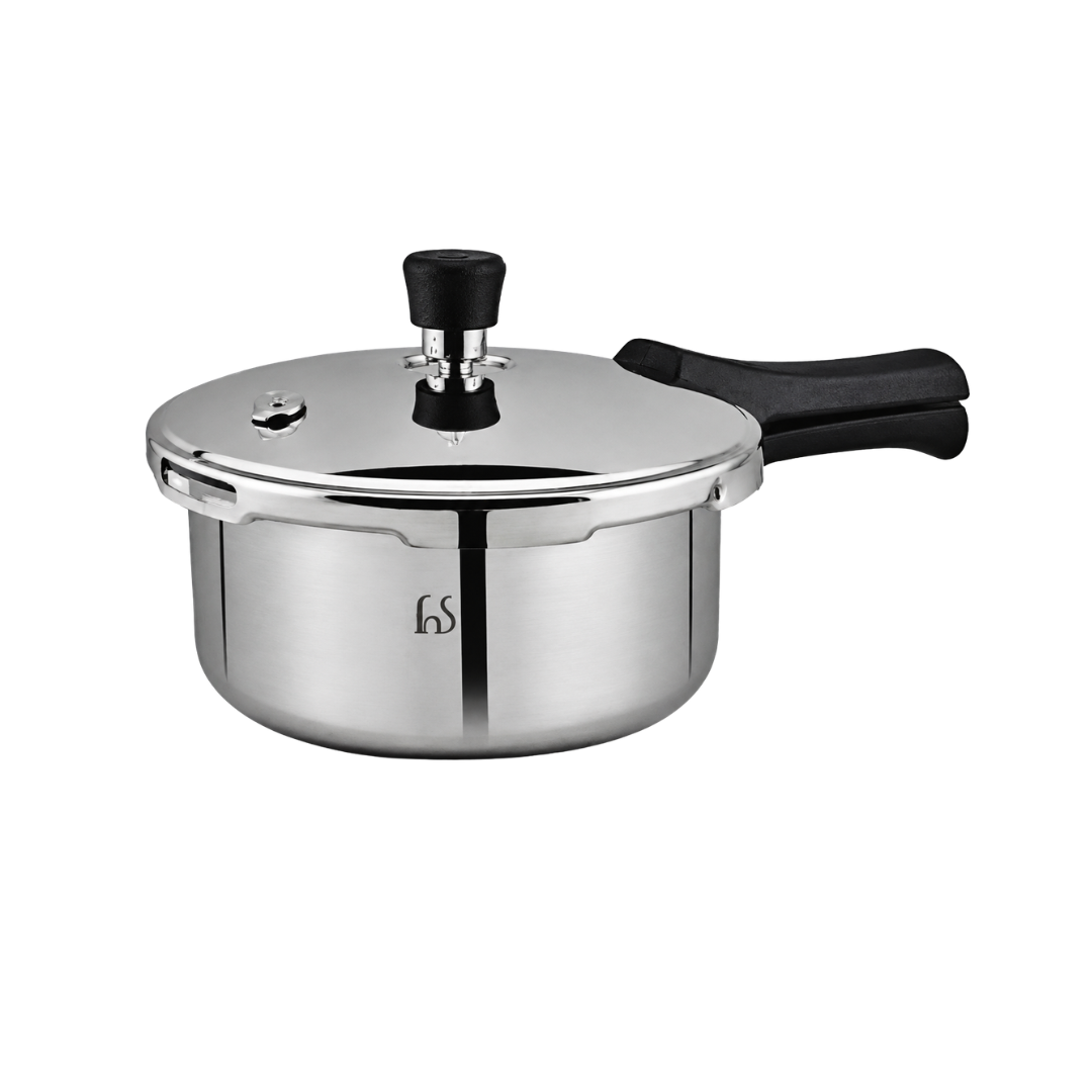 FnS NuChef Atlas Triply Outer Lid Pressure Cooker 3L