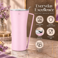 FnS Royal Pink Stainless Steel Water Pitcher/Jug 1.2L