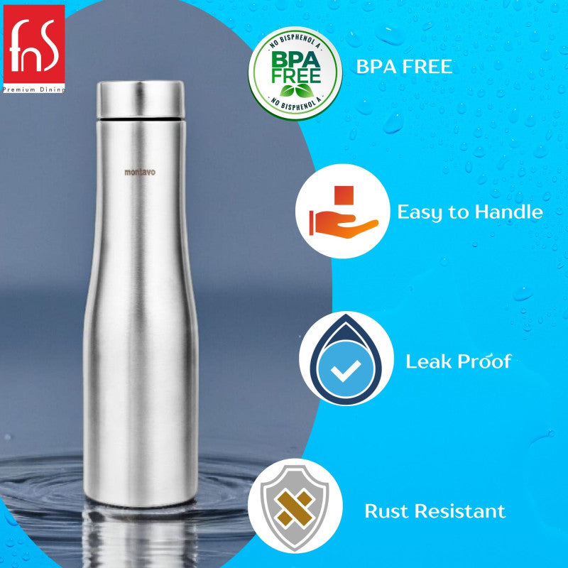 Montavo by FnS Purify Stainless Steel 750 ml Water Bottle