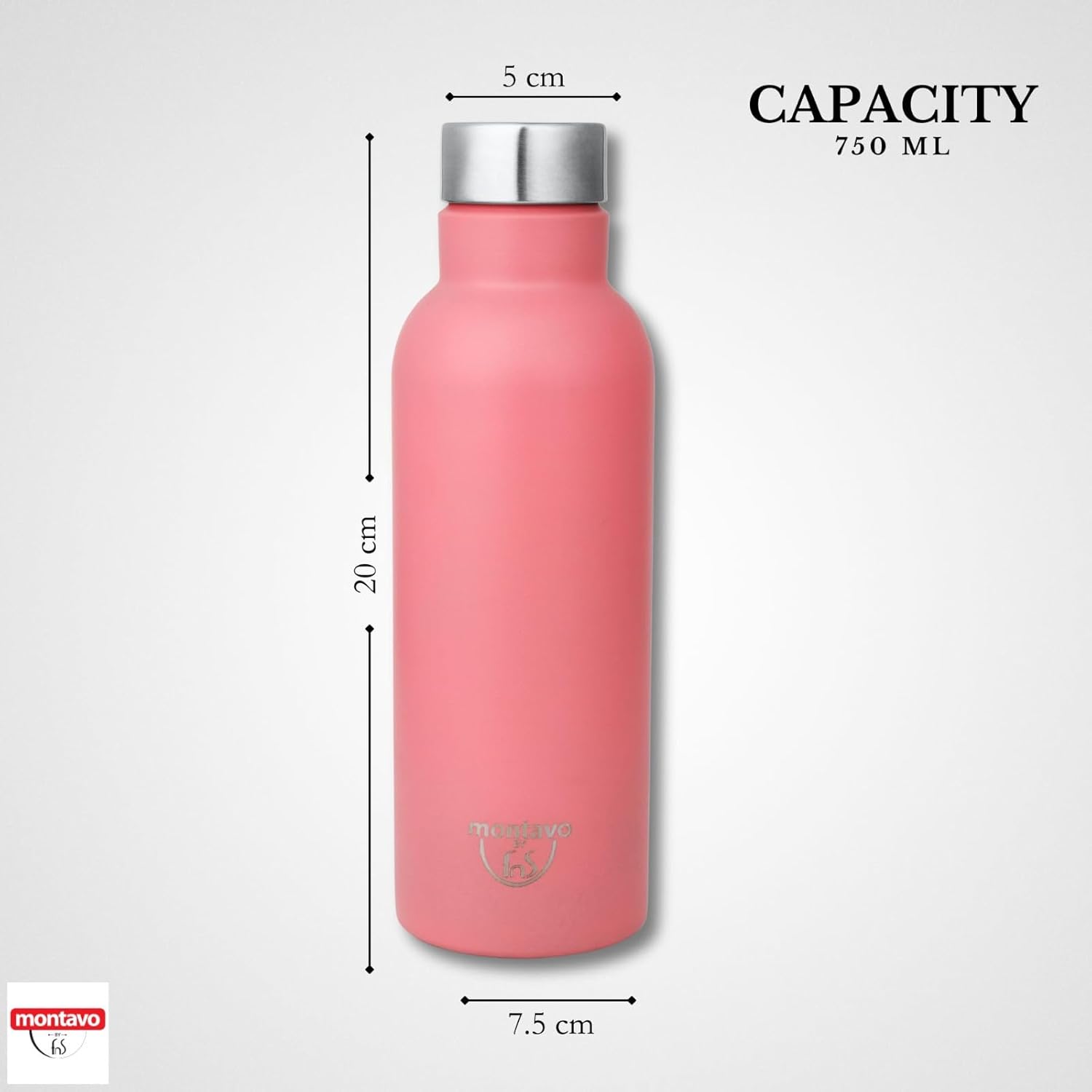 Montavo by FnS Sunset Gleam color Stainless Steel Water Bottle Capacity 750 ml