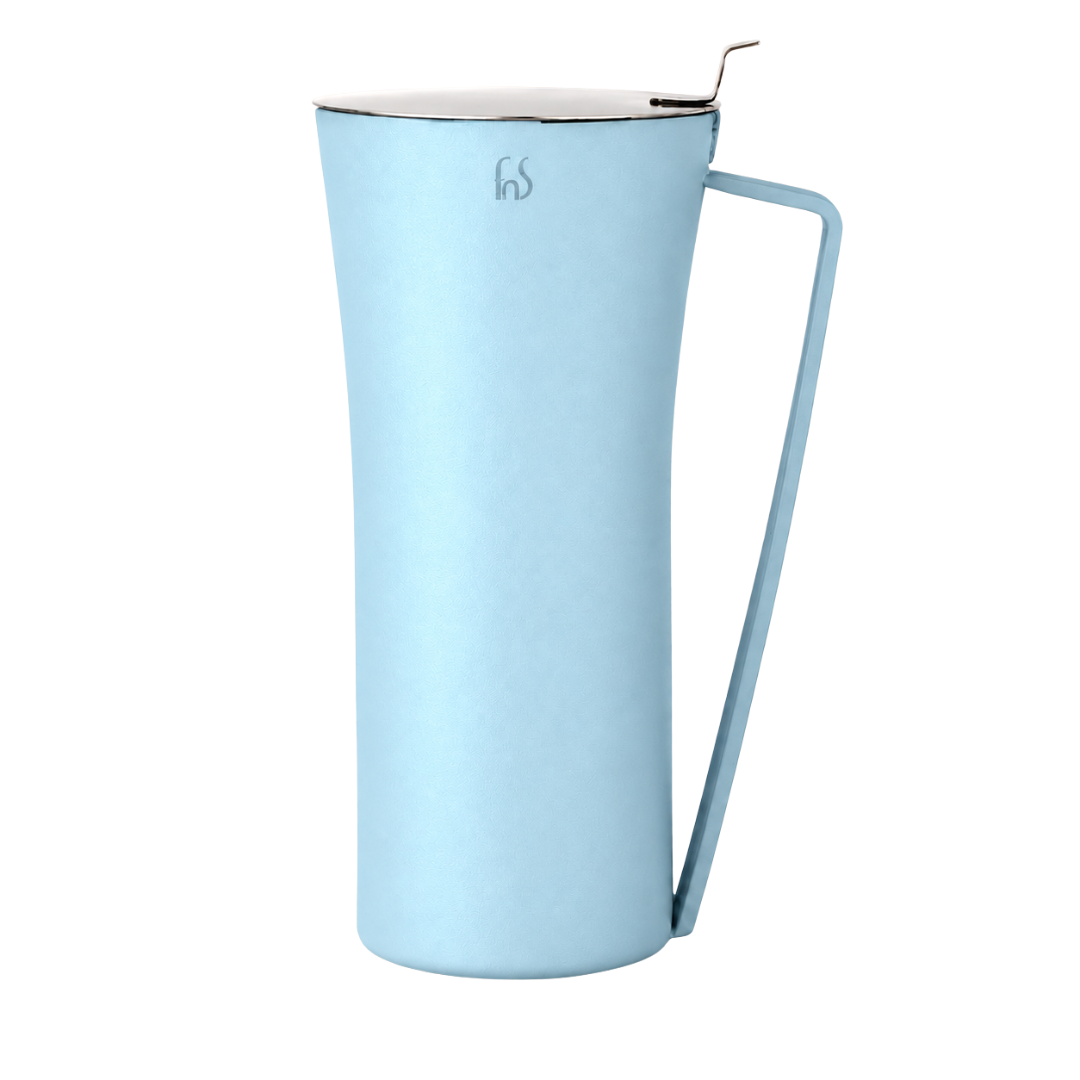 FnS Royal Sky Blue Stainless Steel Water Pitcher/Jug 1.2L