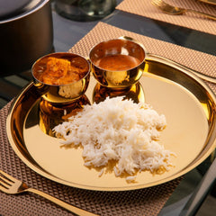 FnS ROYAL Stainless Steel Gold Dinner Set (78pcs)