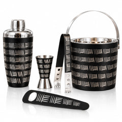 Maestro Bar Set – 5-Piece Black Bar Tool Set