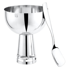 FnS Basil Stainless Steel Bowls Set of 6- Silver