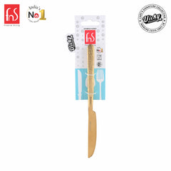 Chef Vicky Ratnani's Signature Collection By FnS Velora Dessert Knife/Dinner knife/Butter knife 2 Pcs Set | Premium Textured Handle Design Cutlery for Home, Dining & Kitchen