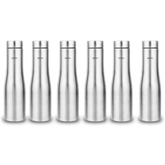 Montavo by FnS Purify Stainless Steel Water Bottle Set of 6 (Capacity 750 ml)
