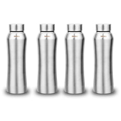 Montavo by FnS Oasis Stainless Steel Water Bottle Set of 4 (Capacity 750 ml)