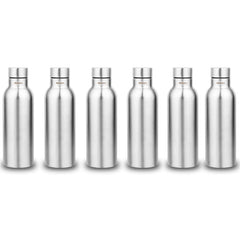 Montavo by FnS Mist Stainless Steel Water Bottle Set of 6 (Capacity 1 ltr)