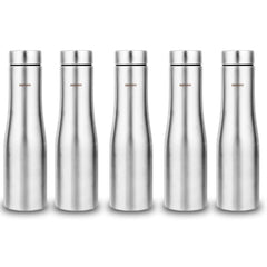 Montavo by FnS Purify Stainless Steel Water Bottle Set of 5 (Capacity 750 ml)