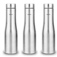 Montavo by FnS Purify Stainless Steel Water Bottle Set of 3 (Capacity 750 ml)