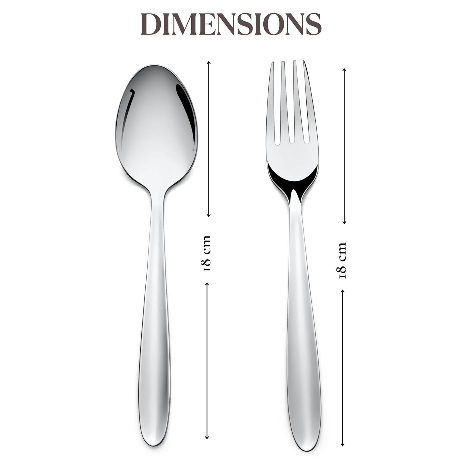 Montavo by FnS Sober 12 Pc Premium Stainless Steel Cutlery Set