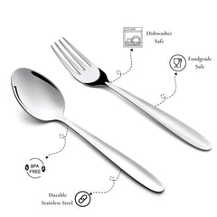 Montavo by FnS Sober 12 Pc Premium Stainless Steel Cutlery Set