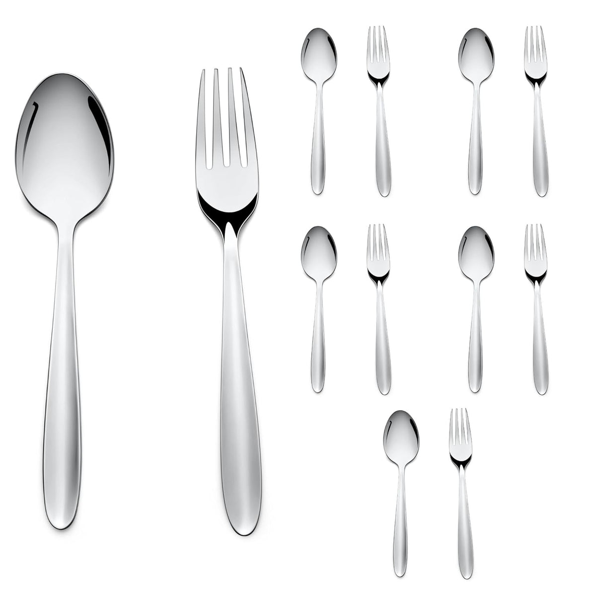 Montavo by FnS Sober 12 Pc Premium Stainless Steel Cutlery Set