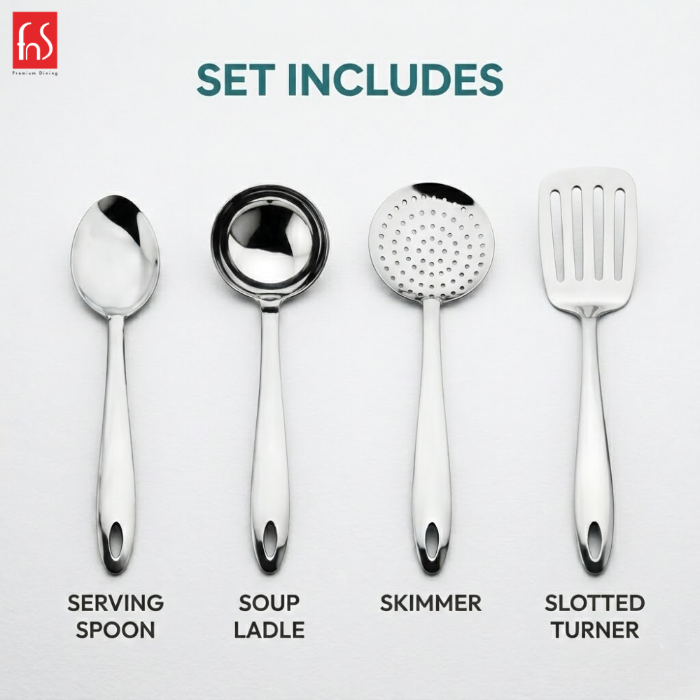 Montavo by FnS Premium 4 Pcs Kitchen Tool Set (Large Size)