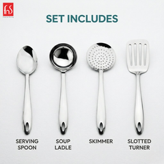 Montavo by FnS Premium 4 Pcs Kitchen Tool Set (Large Size)