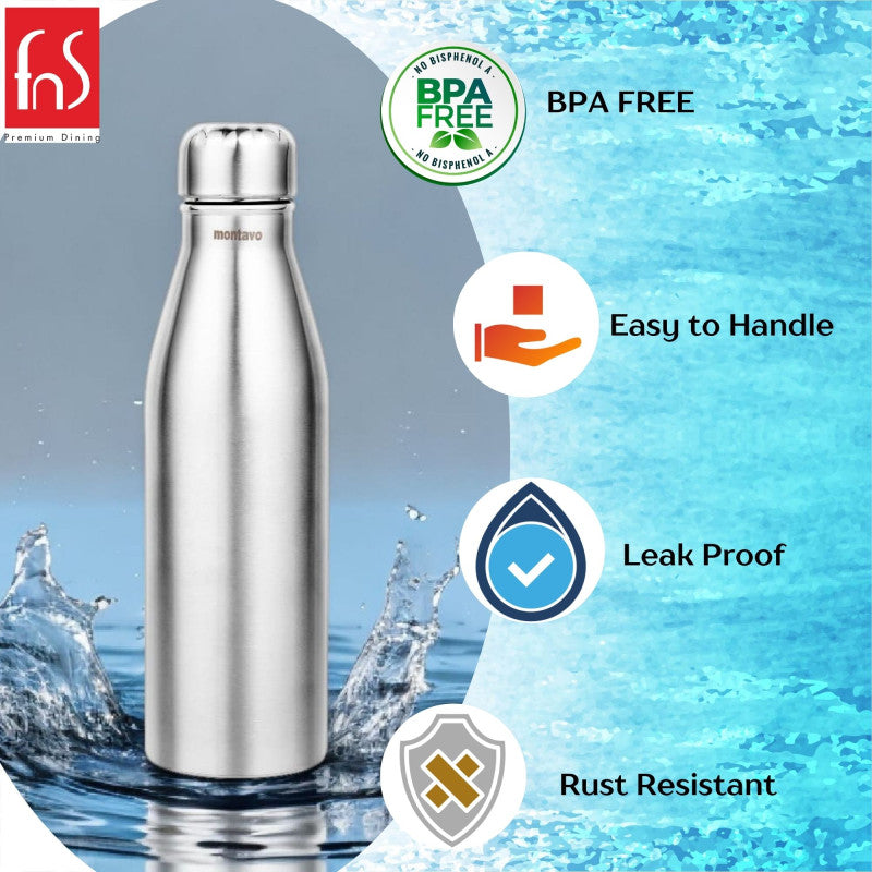 Montavo by FnS Bliss Stainless Steel 750 ml Water Bottle