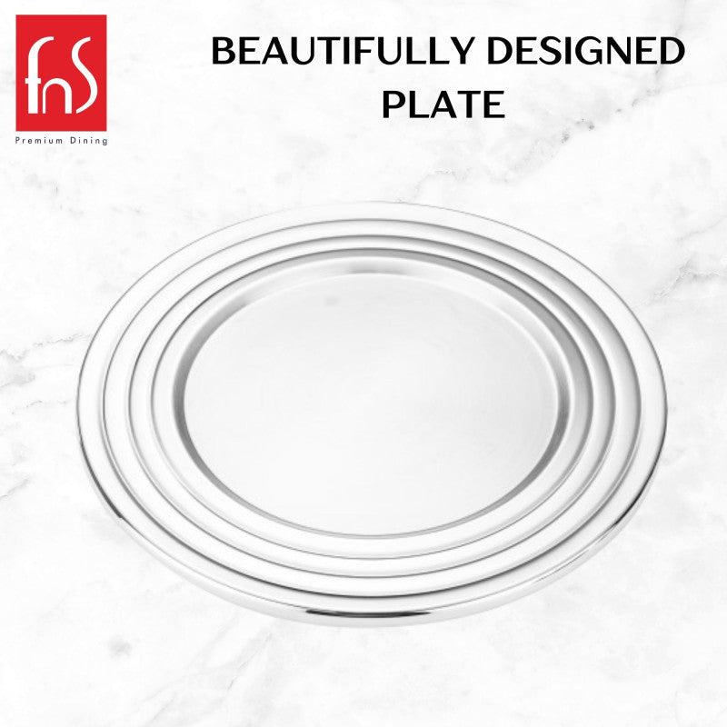 FnS Orbit4 pcs Stainless Steel Serving Set (Gold)