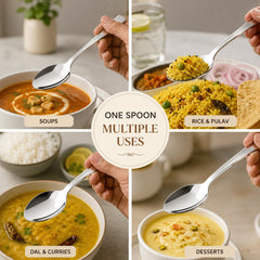 Montavo by FnS Trendz 6-Pc Stainless Steel Dinner Spoon Set