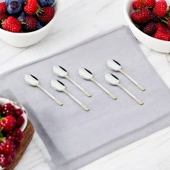FnS Celebration 24 Karat Gold Plated 6 Pcs Baby Spoon Set
